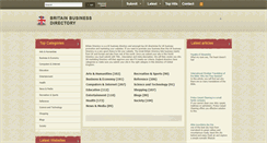 Desktop Screenshot of britainbusinessdirectory.com